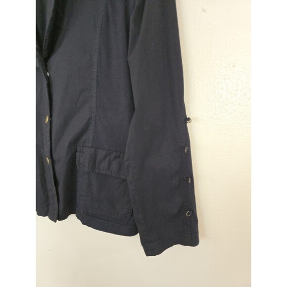 XCVI Jacket Size Large Blazer Stretch Long Sleeve Button Lagenlook - Picture 4 of 9